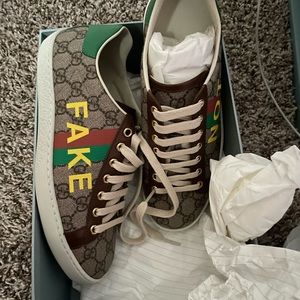 Gucci “NOT FAKE” Sneakers